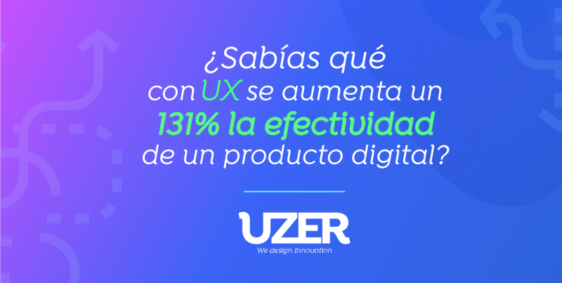 Aumento de efectividad producto digital con UX
